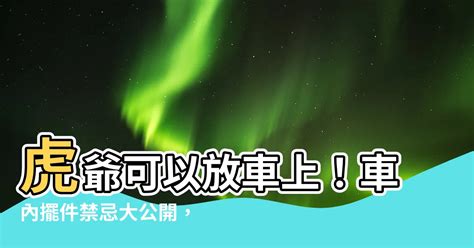 仁澤法師 虎爺可以放車上嗎